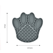 New Amazon Silicone Dog Licking Mat Pet Feeding Bowl Slow Food Cat Plate Dog Silicone Slow Food Mat Anti-Choke Bowl