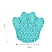 New Amazon Silicone Dog Licking Mat Pet Feeding Bowl Slow Food Cat Plate Dog Silicone Slow Food Mat Anti-Choke Bowl