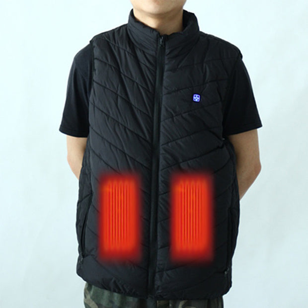 Electric Clothes Heater Band Winter Outdoors For Men And Women One Drag Three Vest Clothing