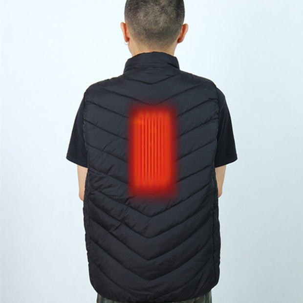Electric Clothes Heater Band Winter Outdoors For Men And Women One Drag Three Vest Clothing