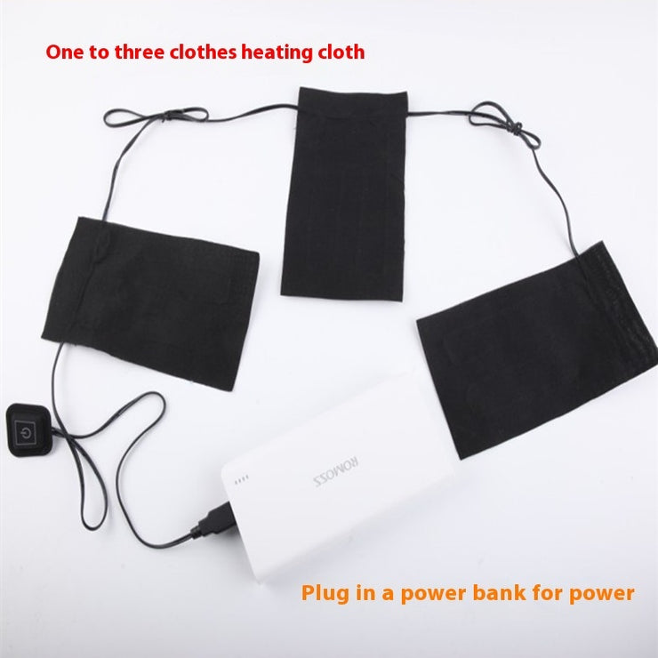 Electric Clothes Heater Band Winter Outdoors For Men And Women One Drag Three Vest Clothing