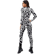 Women's Stretch One-piece Bodysuit Stage Costume