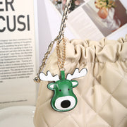 Trending Creative Leather Keychain Pendant Cartoon Doll Ornaments
