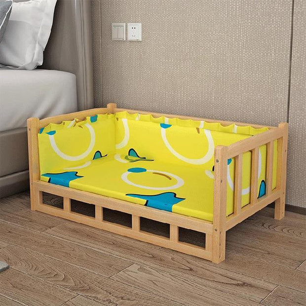 Bed Summer Wooden Wooden Bed Pet Dog Bed