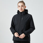 Outdoor Shell Jacket Male And Female Trendy Brand Three-in-one Detachable Two-piece Set Mountaineering Clothing Women's Outdoor Windproof Coat
