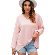 Women's Casual Loose All-match Bottoming Shirt Top